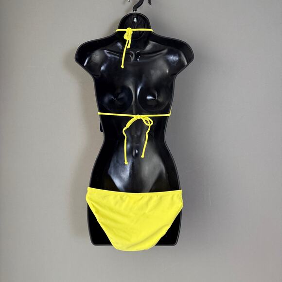 Old Navy sz S bottom XL top‎ yellow bikini set swimsuit NWT - Picture 6 of 9